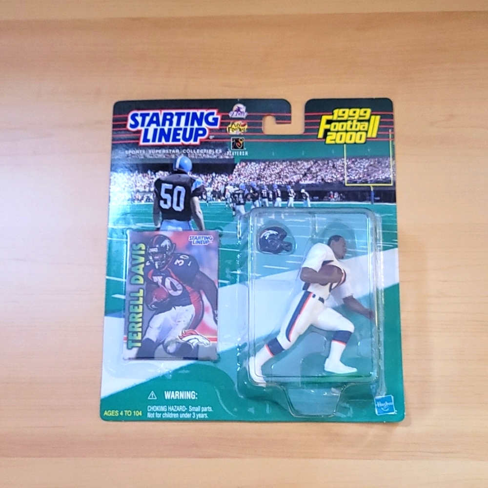 NFL Terrell Davis Starting Lineup 1999 Football  2000 Brand New